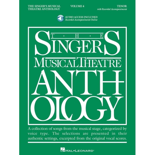 Singers Musical Theatre Anth V4 Ten Book/Online Audio (Softcover Book/Online Audio)