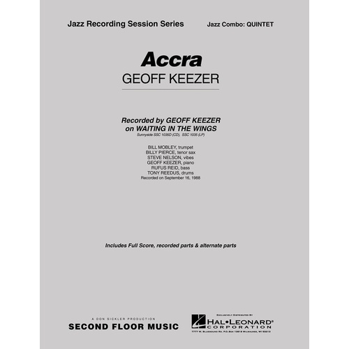 Accra Quintet Sextet 2 Horns and Rhythm Gr 4-5 (Music Score/Parts)