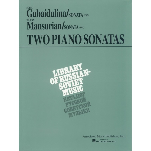 Gubaidulina/Mansurian - 2 Piano Sonatas (Softcover Book)