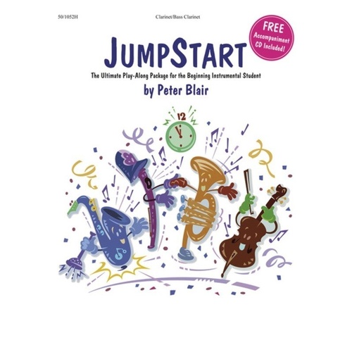 Jumpstart Clarinet Bass Clarinet Book with CD