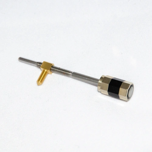 Violin Bow Frog Screw with Eyelet - Nickel Silver/Plastic, 8.1mm Ø, 5.1g, Made in Germany