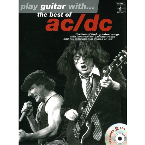 Play Guitar With The Best Of Ac Dc Guitar Tab Book/CD