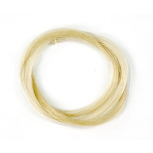 Violin Bowhair Hank - Herdim Fine Quality 80-85cm Natural White Mongolian Hair