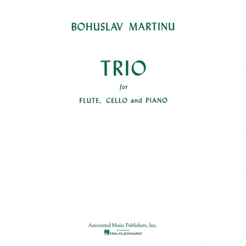 MartinU Trio in C Major for Flute, Cello, and Piano - 48 Pages