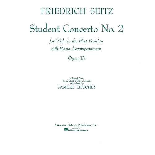 Seitz Student Concerto No. 2 for Viola and Piano
