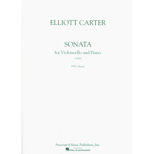 Carter Sonata Cello and Piano 