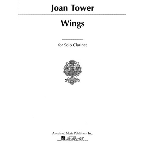 Tower J. Wings For Solo Clarinet B Flat 