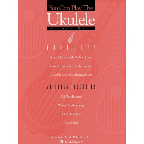Don Ball - You Can Play The Ukulele (Softcover Book)