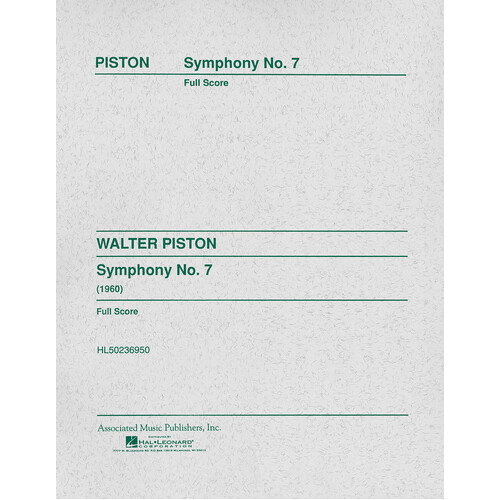 Piston - Symphony No 7 (1960) Full Score