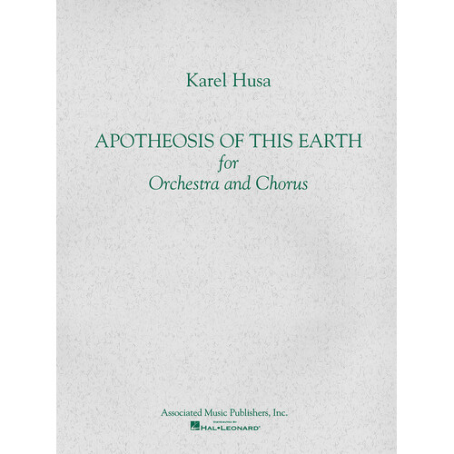 Husa - Apotheosis Of This Earth Full Score