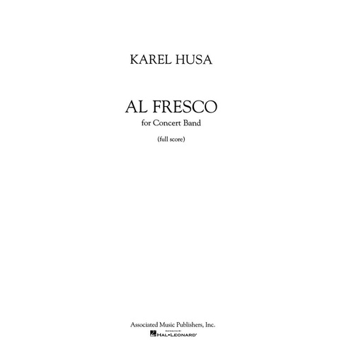 Husa - Al Fresco Concert Band 4-5 Score/Parts