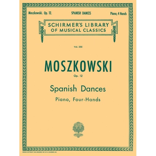 Moszkowski Spa.Dances Op12 Lib.255 Piano D 