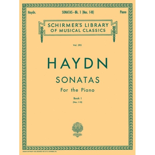 Haydn 20 Sonatas Book.1 Lib.295 Piano 