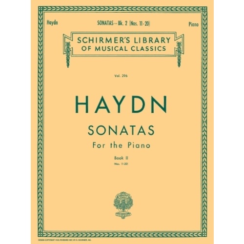 Haydn 20 Sonatas Book.2 Lib.296 Piano 