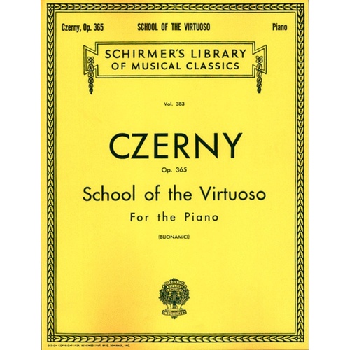 Czerny Sch.Virt.Op 365 Lib.383 Piano 