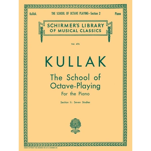 KULLAK School of Octave Playing Op. 48 Book 2 for Piano - 32 Pages