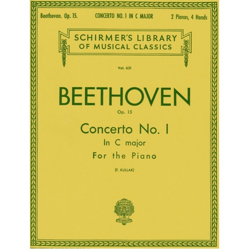 Beethoven Concerto N.1 In C Op 15 2 Pianos Lib.621 