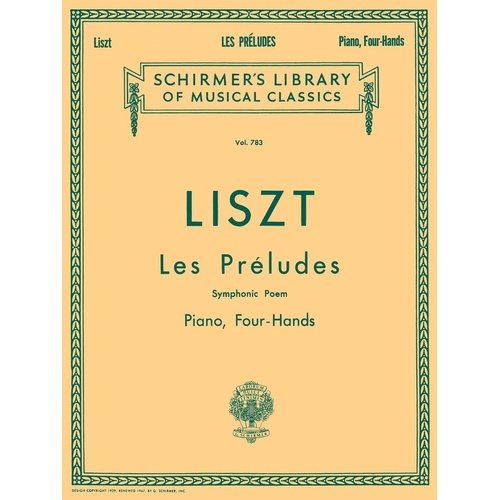 Liszt - Les Preludes For Piano Duet (Softcover Book)