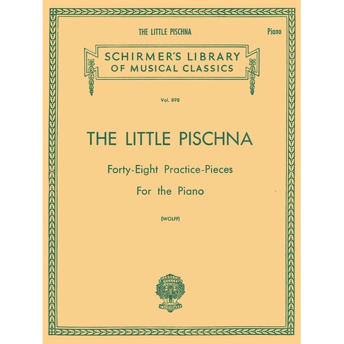 The Little Pischna 48 Practice Pieces Piano (Softcover Book)