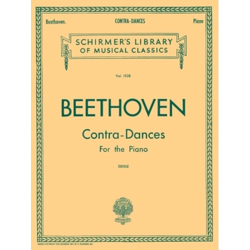 Beethoven Contra Dances Lib.1528 Piano 