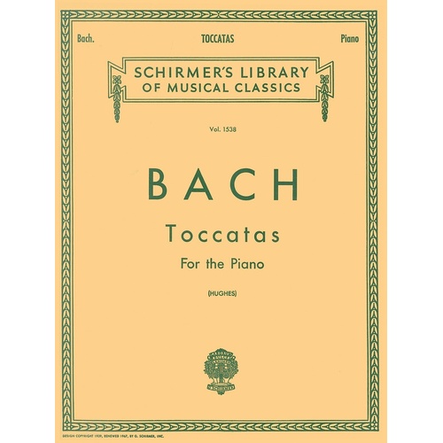 Bach Toccatas Lib.1538 Piano 