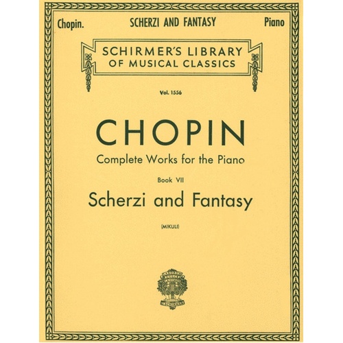 Chopin Scherzi/Fantasy Lib.1556 Piano 