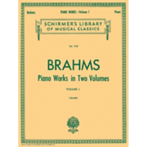 Brahms Piano Works Vol.1 Lib.1757 
