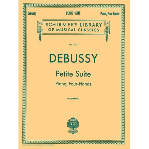 Schirmer - Debussy - Petite Suite For Piano Duet
