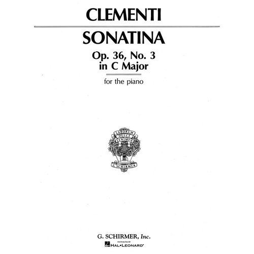 Clementi Sonatina Op 36 N.3 Piano 