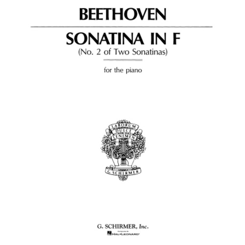 Beethoven Sonatina N.2 In F Piano 