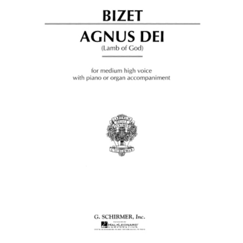 Schirmer - Bizet - Agnus Dei Medium High Voice In E Flat