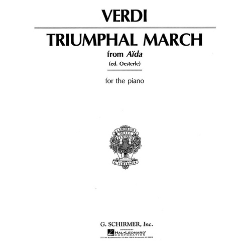 Verdi Triumphal March Aida Piano Solo 
