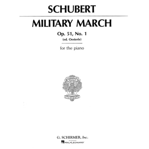 Schubert - Military March Op 51 No 1 Piano