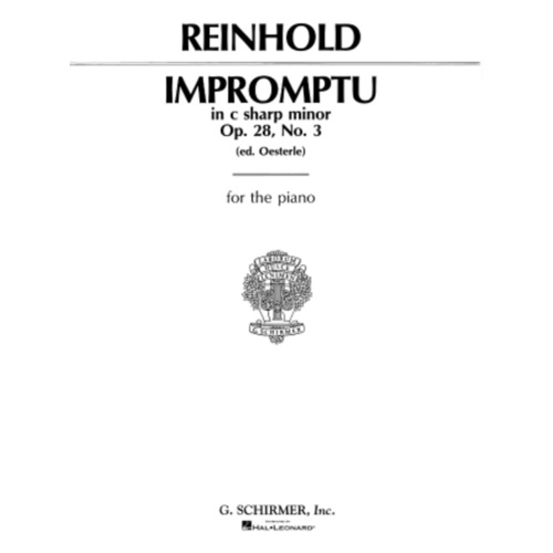 Reinhold Impromptu Op 28 No.3 C# Piano 