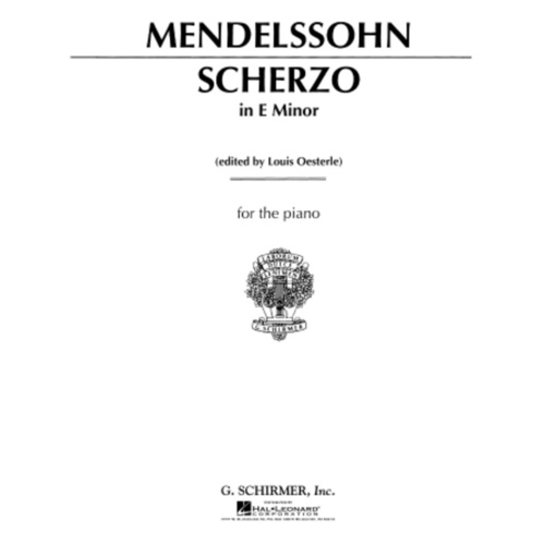 Mendelssohn Scherzo E M/Or Op16 N.2 Piano 