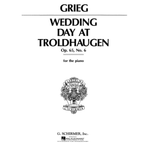 Grieg Wedding Day Op 65 N.6 Piano Solo 