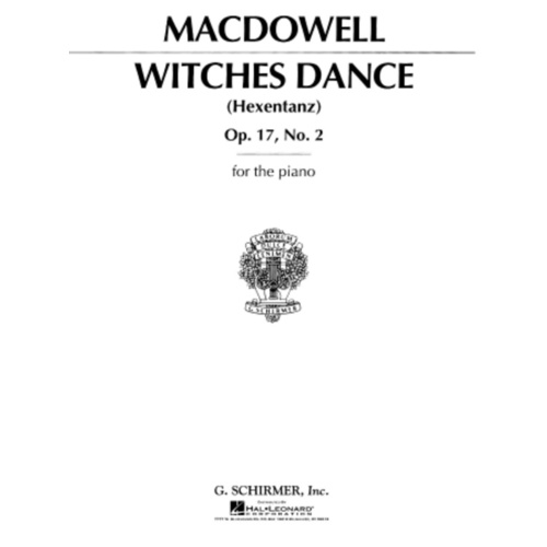 MaCDowell Witches Dance Op 17 N.2 Piano 