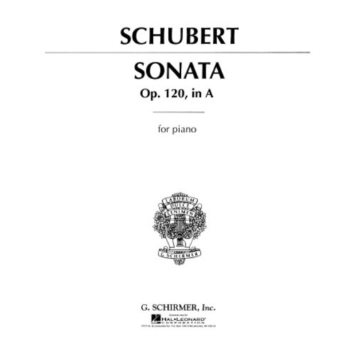 Schubert Sonata Op 120 Piano 