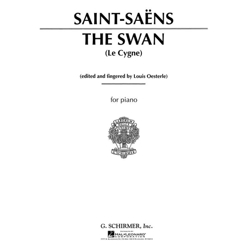 Saint-Saens - The Swan (Le Cygne) Piano Solo Sheet Music