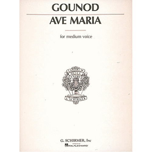 Gounod Ave Maria Medium Eb/Piano 