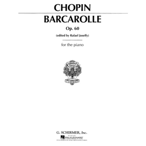 Chopin Barcarolle F Sharp Op 60 Piano 