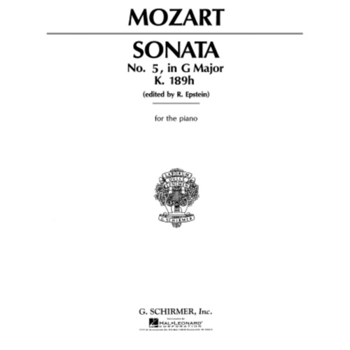 Mozart Sonata K189K283 N.5 Piano 