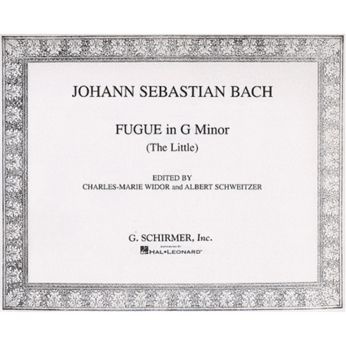 Bach Little Fugue G Minor Organ Arr.Wido 