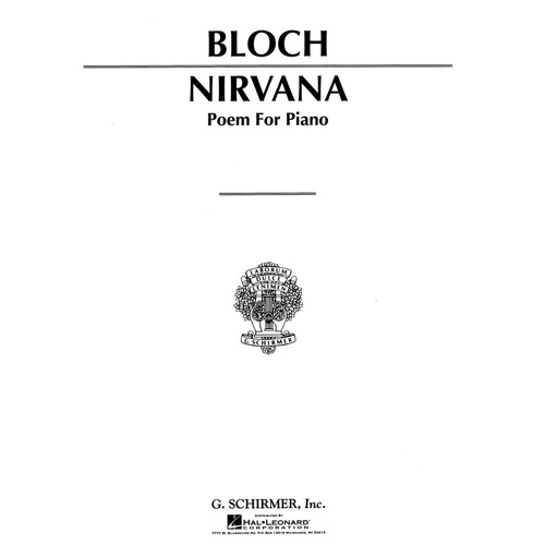Bloch Nirvana Poem Piano 