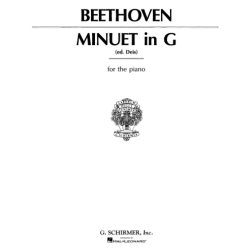 Beethoven Minuet In G Piano 