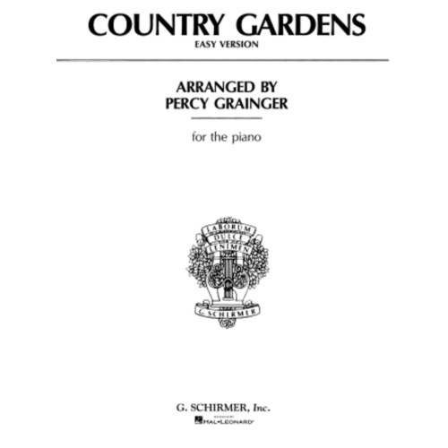 Grainger Country Gardens Easy Piano 