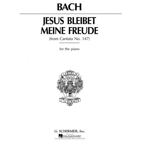 Bach Jesus Bleibet Meine Freude Piano 
