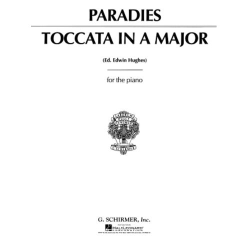 Paradies - Toccata In A Major For Piano Sheet Music (Piano)
