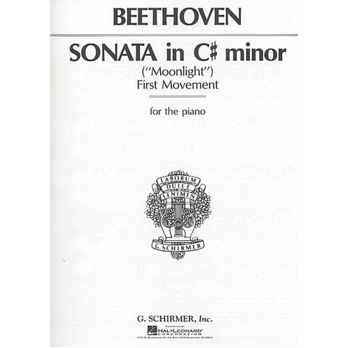 Beethoven Sonata Op 27 N.2 Piano 1st Movem 