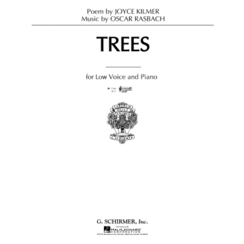 Schirmer - Rasbach - Trees For Low Voice In C